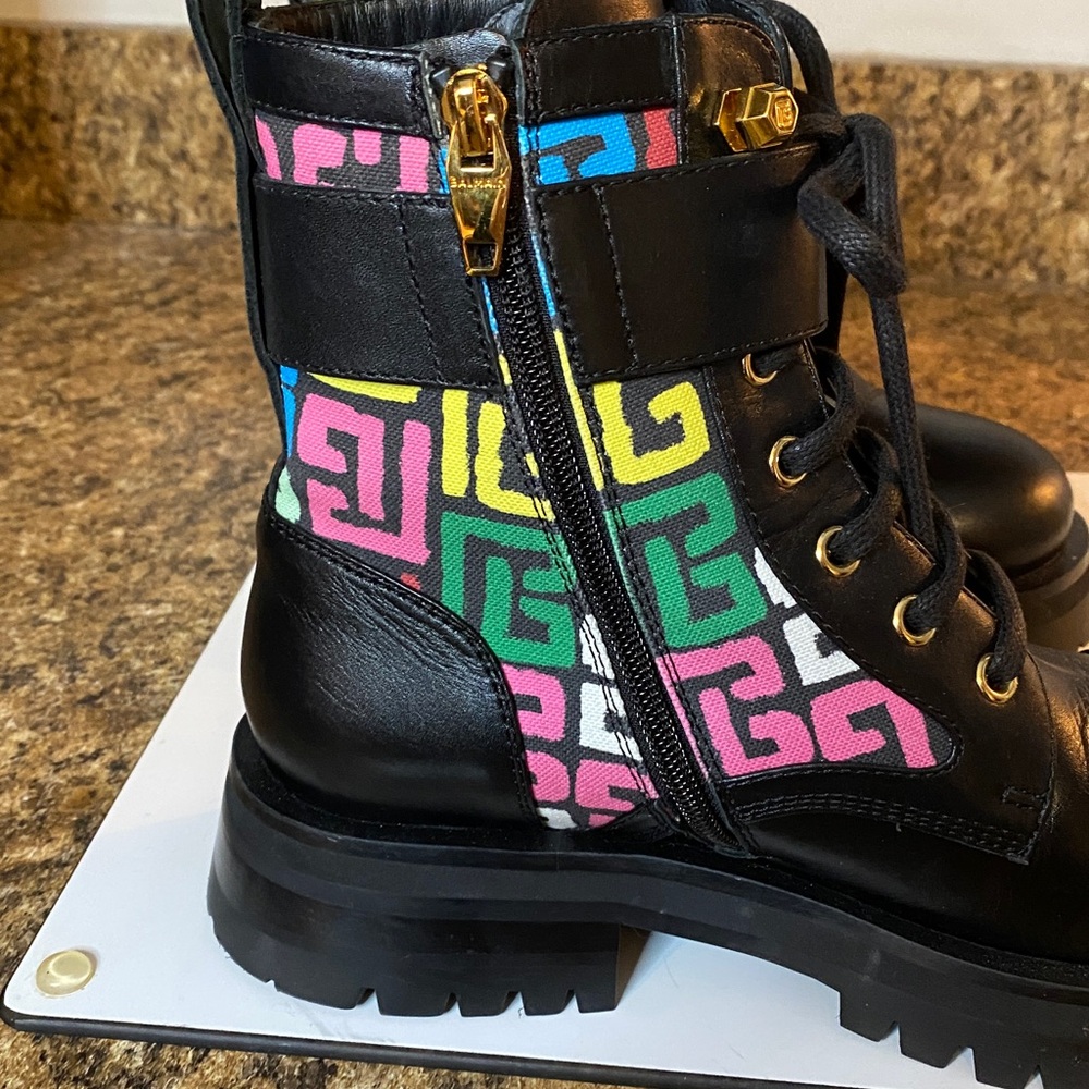 Balmain Charlie leather Combat boots - Picture 5 of 15